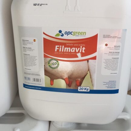 Sellador de ubres post-dipping Filmavit en garrafa de 20 kg certificado ecológico - IGORMA Canarias