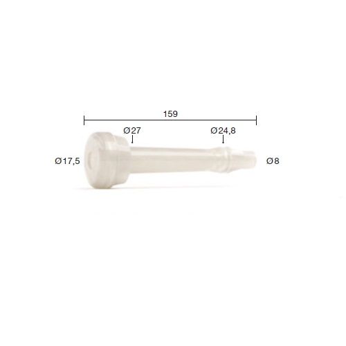 Pezonera de silicona adaptable Flaco modelo 1251 para cabras y ovejas - IGORMA Canarias
