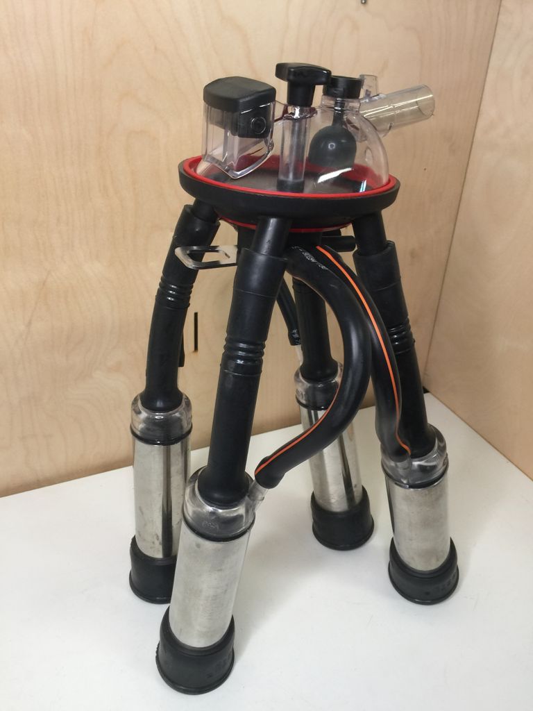 Punto de ordeño completo para vacas con colector de 240cc y pezoneras IGA - IGORMA Canarias